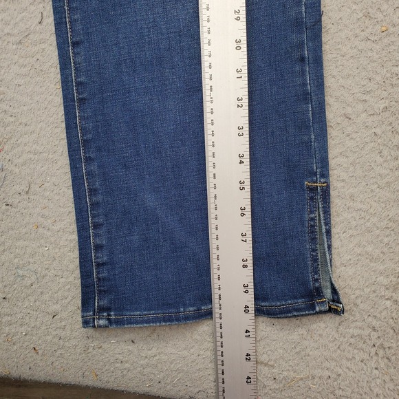 NYDJ Barbara Bootcut Jeans Womens 22W‎ Blue Denim Fit Is Everything Ankle Slit - Picture 3 of 9